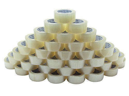 2&#034;  300 FEET CLEAR &amp; BROWN PACKING TAPE  GRADE  A Quality 6-12-18-24-36 Rolls