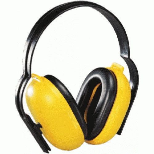Tasco 2195 Zephyr Yellow Ear Muff Hearing Protection NRR 21 Lightweight
