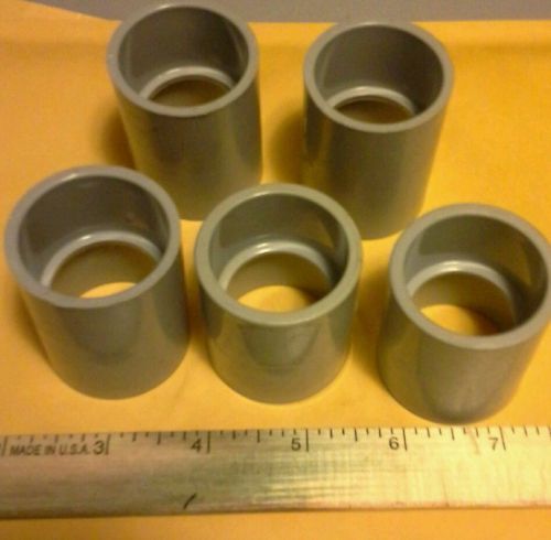 1&#034; Non Metallic Conduit Coupling (Lot of 5) Cantex &amp; Scepter