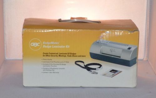 GBC Badge Laminator Kit with Pouches and Laynards