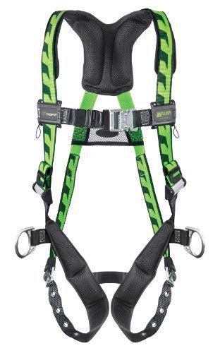 Miller titan by honeywell ac-qc-bdp/ugn aircore full body harness  large/x-large for sale