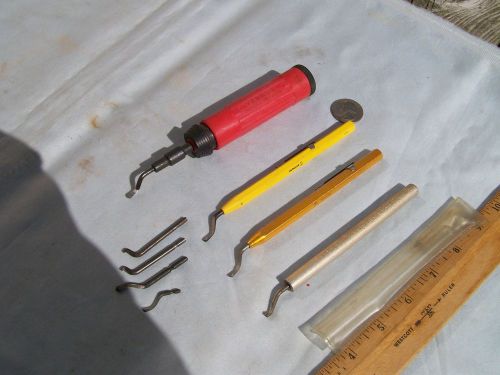 Lot of vargus deburring or edge smoothing tools for sale