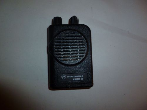 Motorola Minitor IV VHF Fire EMS Stored Voice Pager 151-158.9 MHz