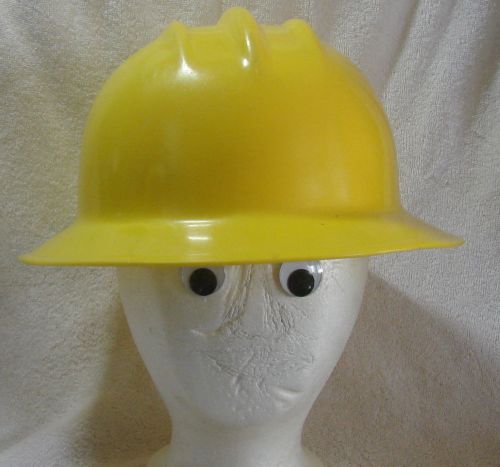 Vintage 1986 Bullard Hard Boiled 303 Hard Hat~Yellow Hardhat