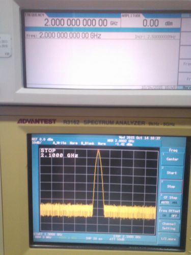 The Advantest R3162 is a 9.00KHz - 8.00 GHz Spectrum Analyzer
