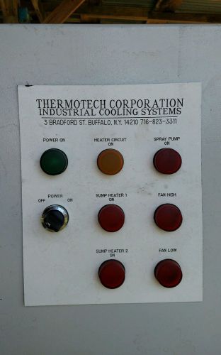 Thermotech Industrial Corporation Cooling System Control Panel 460 Volt
