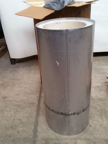 Stainless kaowool thermal cleaning chimney 16 x 36 in section for burn off ovens