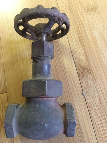 VINTAGE ANTIQUE HEAVY GAUGE VALVE STEAM PUNK 1/2&#034; CRANE 150 VALVE STEAMPUNK