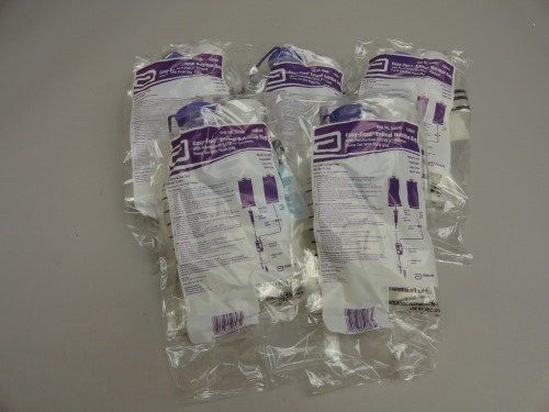 Lot of 5 Abbott 50606 easy feed enteral nutrition bag bags 1000ml