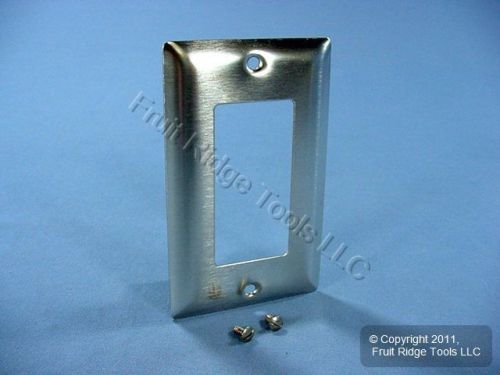 P&amp;s stainless steel 1-gang decor gfci gfi rocker cover wallplate ss26 for sale