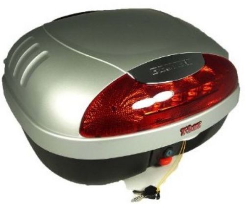 Bestem T-Box TBOX-2012-SIL Silver 20 X 10.5 X 16 Motorcycle/Scooter Top Box