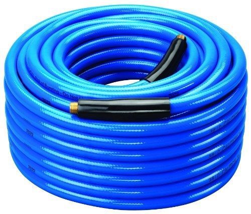 Amflo 554-100A Blue 300 PSI Premium PVC Air Hose 3/8&#034; x 100&#039; With 1/4&#034; MNPT End