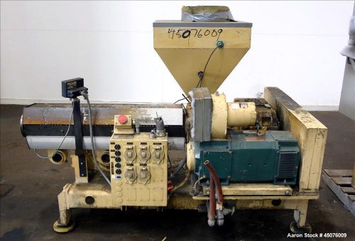 Used- hpm 2” single screw extruder, model 2.0 tmc-24. approximate 24 to 1 l/d ra for sale