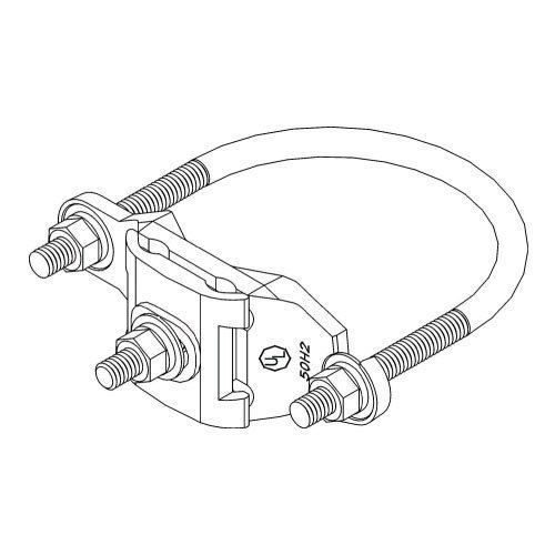 Harger - 1.5&#034;- 2.0&#034; nominal size pipe clamp for sale