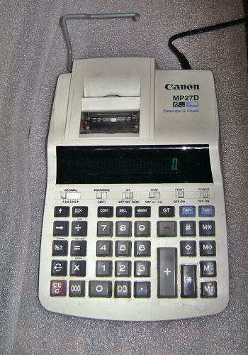 Canon MP27-D Heavy Duty Printing Calculator