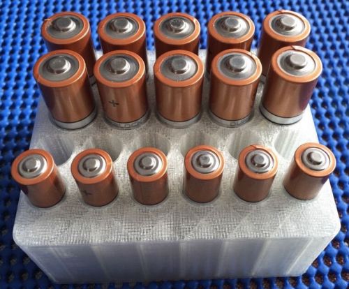 AA &amp; AAA Battery Tray Holds 10 AA &amp; 12 AAA Cells
