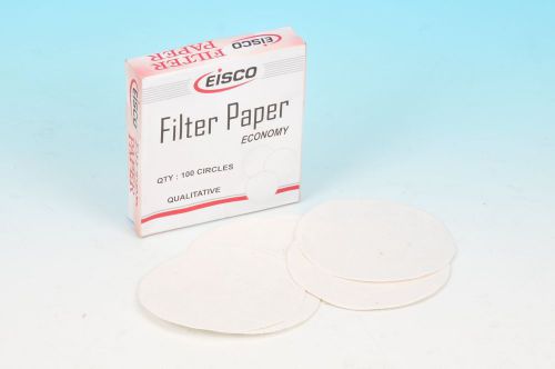 Eisco labs qualitative filter paper 18cm pack of 100 for sale