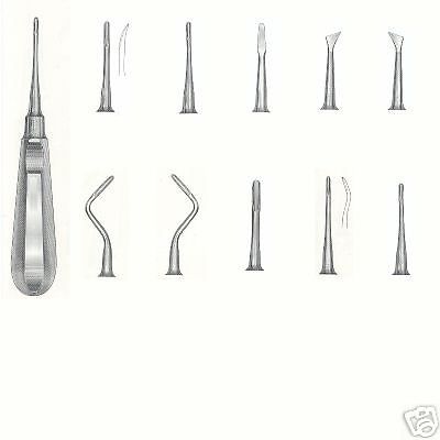 10 dental elevator mix surgical medical instruments new for sale