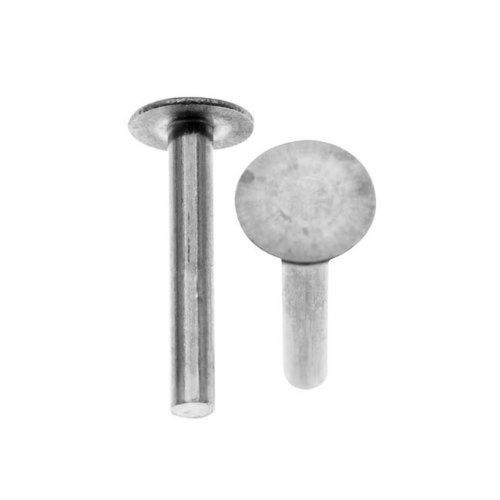 Beadsmith metal elements solid aluminum 1/4&#034; nail head rivets (100 pack) 1.3mm for sale