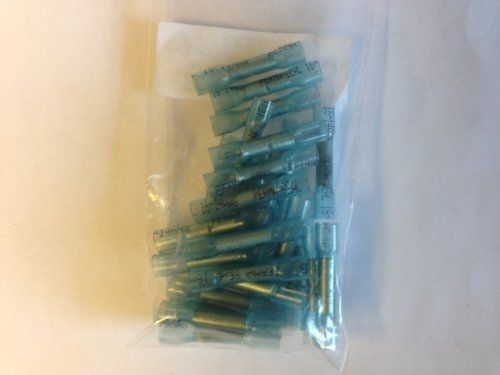 16-14awg molex blue heat shrink permaseal butt connectors - 25pk - p/n for sale