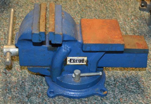 Central Forge 4&#034; Swivel Vise with Anvil  15.4 Lbs VICE