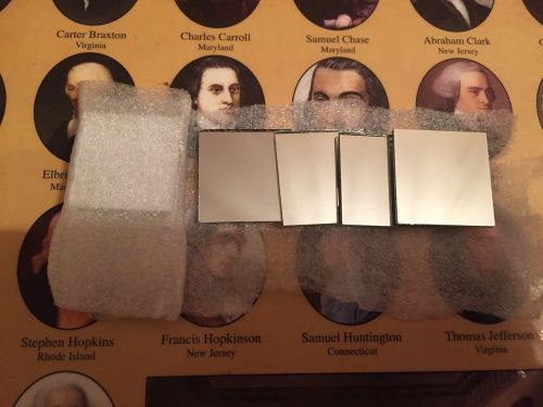 8 pieces First Front Surface Mirror 1.0&#034; x 1.0&#034; x 1/8&#034; thick lab camera laser