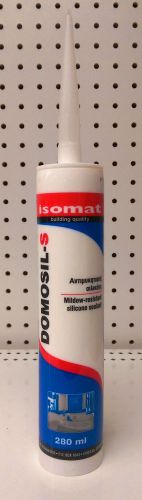 Isomat Domosil-S (280ml) - Mildew-Resistant Silicone Sealant