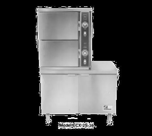 Southbend ecx-2s-36 convection steamer electric (2) compartment 36&#034; cabinet base for sale