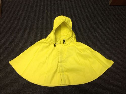 10 EACH. HEAVY COTTON PROTECTIVE HOODS. DRAWSTRING AND ELASTIC NECK.VELCRO CLOSE