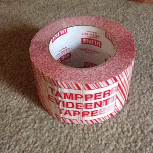 ULINE PREMIUM Industrial Security Tape S11791TAMPER EVIDENT TAPE 3&#034; X 110 YD NEW