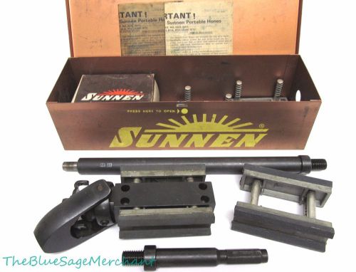 Sunnen heavy duty cylinder hone kit an-815 honing head +a45 stone set +case! for sale