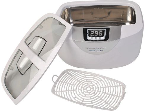 2.5l digital ultrasonic 170w cleaner timer heater basket medical dental jewelry for sale