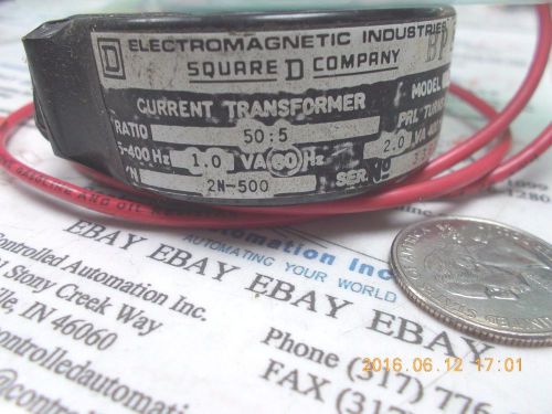 Square D  2N-500 Current Transformer Ratio 50:5