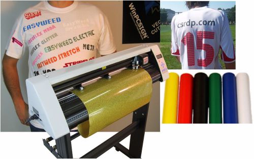 24&#034; t-shirt template making + lettering  vinyl cutter  heat transfer vinyl siser for sale