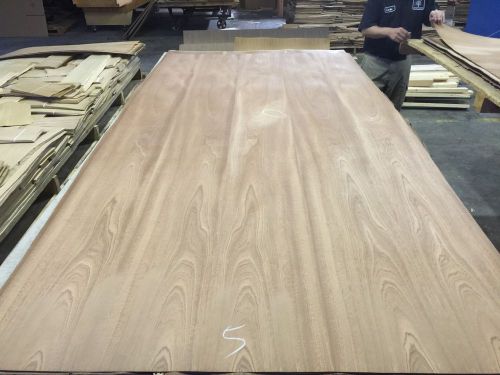 Wood Veneer Sapele 48x98 1 Piece 20Mil Paper Backed &#034;EXOTIC&#034; 1036-8 5