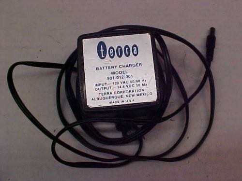 terra ac battery charger model 501-012-001 for aircraft portable radio loc#a216