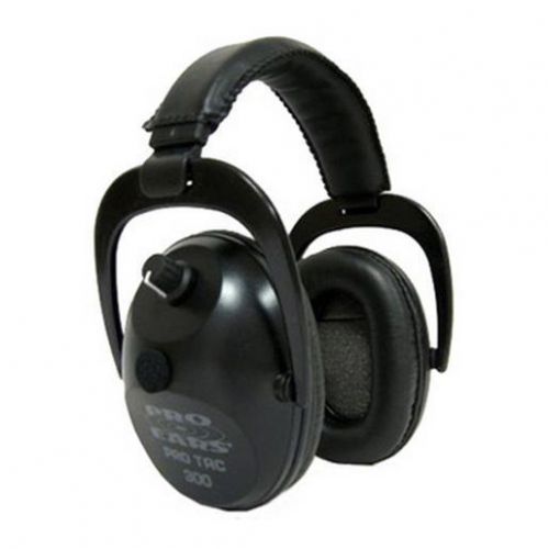 GSPT300B Pro Ears Pro Tac Plus Gold Electronic Ear Muffs NRR 26 Low Profile With
