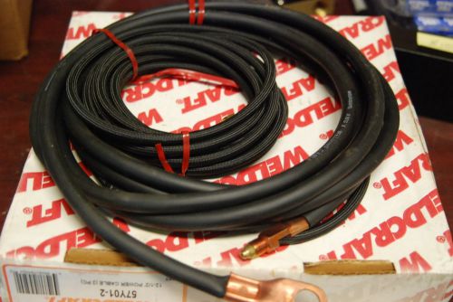 Weldcraft, 57Y01-2, 12-1/2&#039; Power Cable, (2PC) New in Box