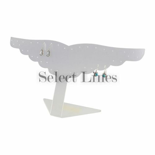 Wing Shaped Acrylic Earring Holder Jewelry Display NEW