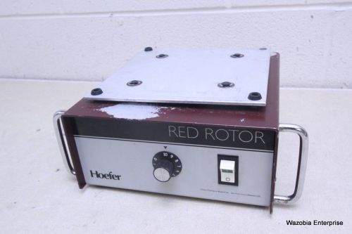 HOEFER SCIENTIFIC INSTRUMENT RED ROTOR MIXER SHAKER MODEL PR75-115V