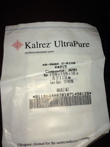 Kalrez UltraPure AS-568 O-ring K#215 Compound 8201 1-1/16 X 1-5/16 X 1/8&#034;