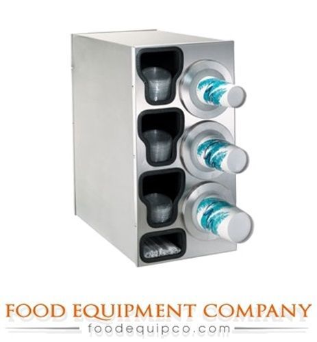 Dispense-Rite BFL-C-3RSS adjustable Cup Dispensing Cabinet