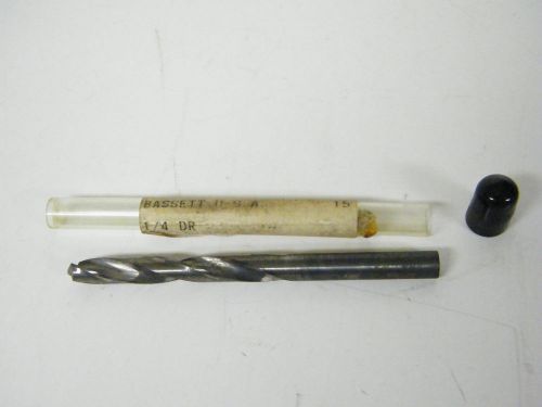 Bassett 1/4&#034; Split Pt Screw Machine Drill Bit