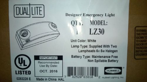 Dual Lite Emergency Light LZ30 Use By Date 8/2016