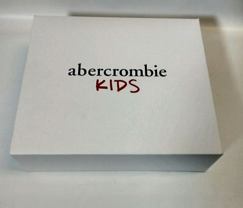 New Abercrombie &amp; Fitch kids Gift Box size: 12.5&#034;x11&#034;x4&#034;