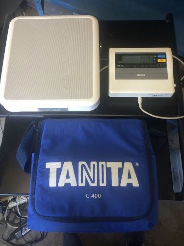Tanita BWB-800A Digital Scale Medical Athletic Doctor 440lbs Max Tested w/ Case