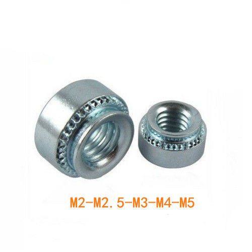 M2 M2.5 M3 M4 M5 Pressure Rivet Nut Clamp Nuts Zinc Plated 1.0mm Thickness
