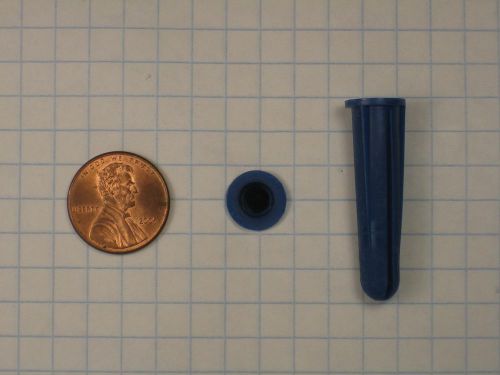 Conical plastic hollow wall anchor for #(14-16) screws, 1-7/16&#034; long, 5/16&#034; bore for sale