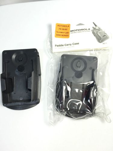 2 MOTOROLA PADDLE CARRY CASE FOR RADIO - POLICE/FIRE/EMS-TALKABOUTS