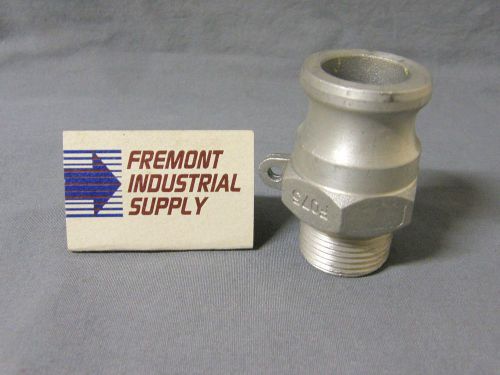 (qty of 6) 3/4&#034; cam lock cam &amp; groove f-075 075-f male camlock fitting for sale